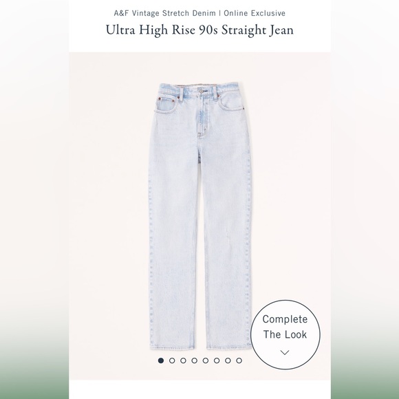 Abercrombie Ultra High Rise Jeans - Picture 1 of 4